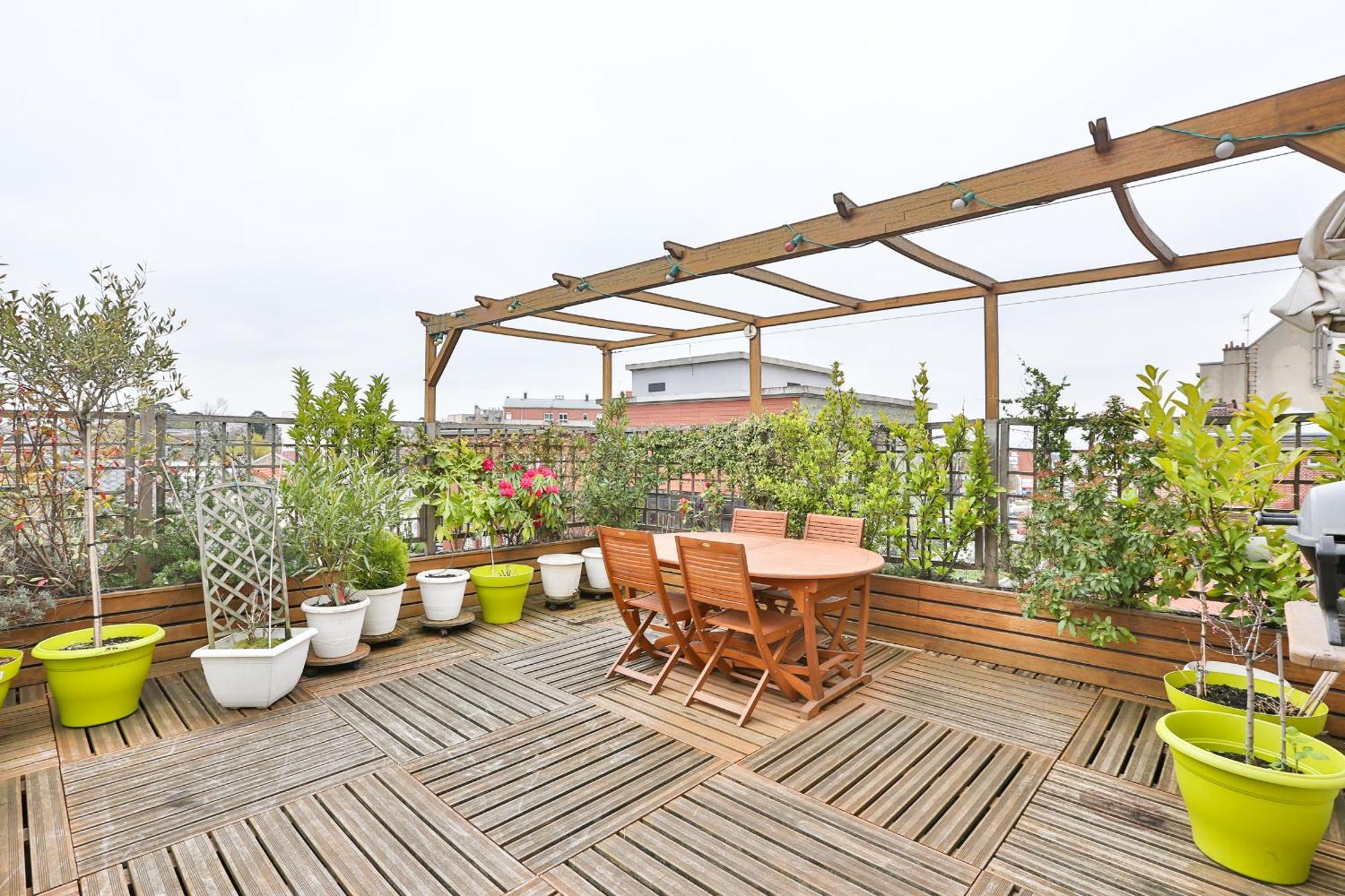 Apartmán Parisian Penthouse With Large Terrasse Pierrefitte-sur-Seine Exteriér fotografie