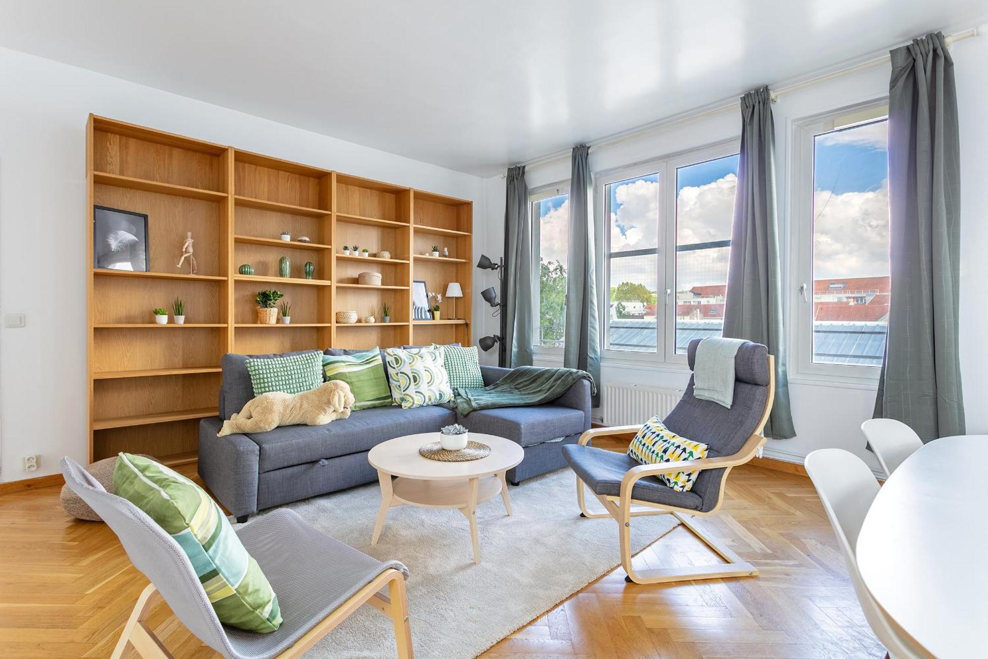 Apartmán Parisian Penthouse With Large Terrasse Pierrefitte-sur-Seine Exteriér fotografie